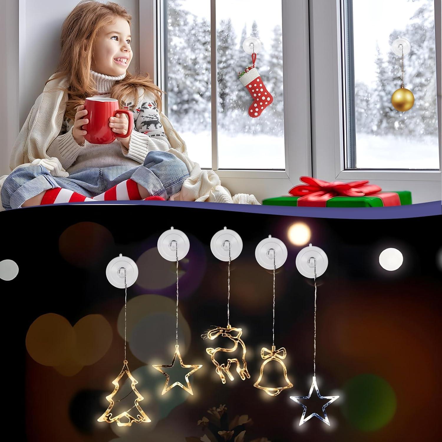 Ganchos de Succión Transparentes DIVINA VITAE 80Pcs 4.5cm