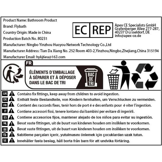 Gancho de Abrigo Flybath Acero Inoxidable Negro Mate 2 Piezas