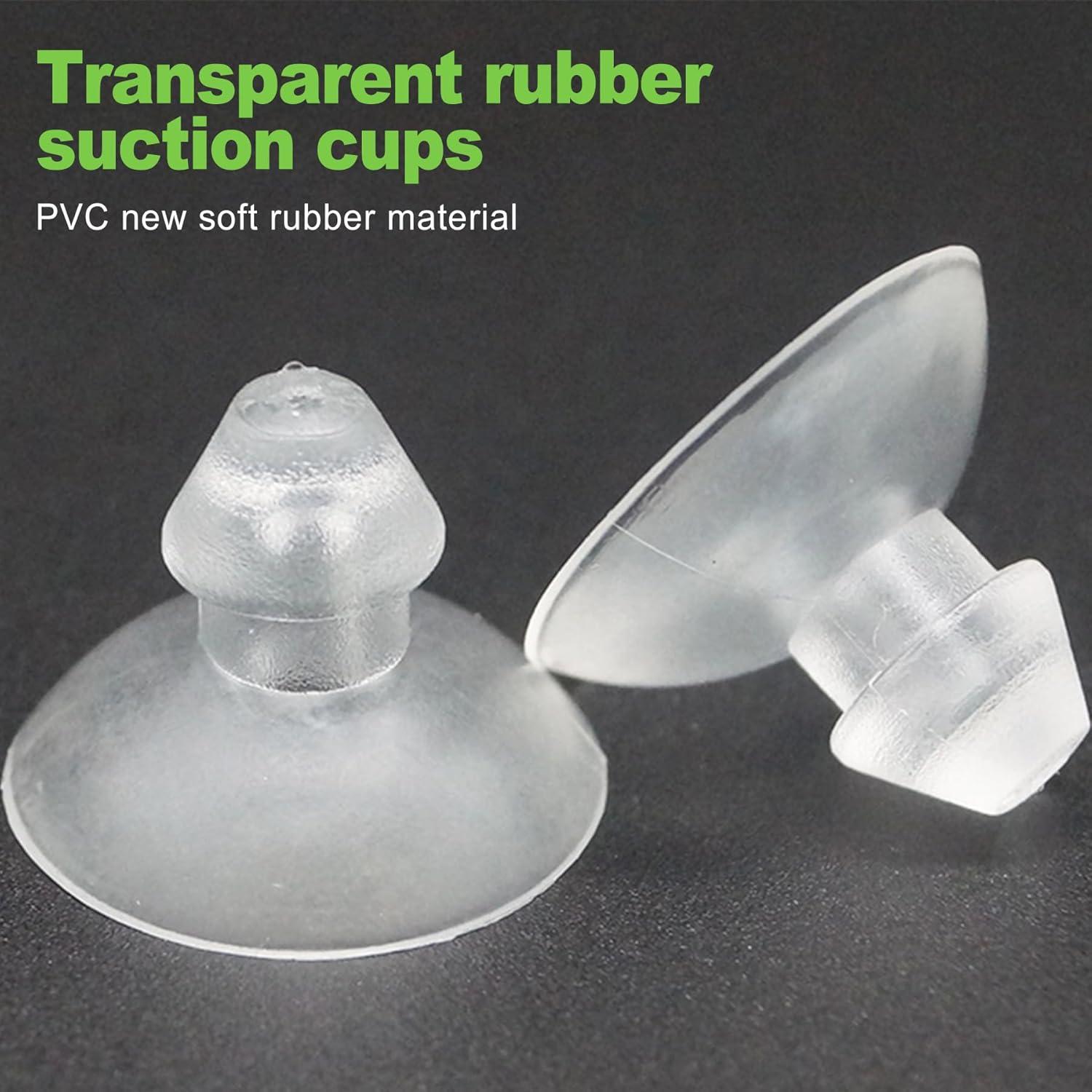 20 Ventosas Transparentes CeroDimo 18mm para Mesas de Vidrio