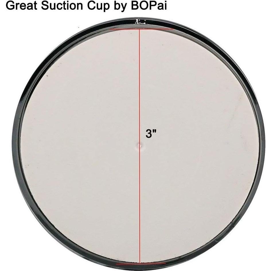 Soporte de Ducha Succión BOPai Holder-Chrome, 7.62 cm