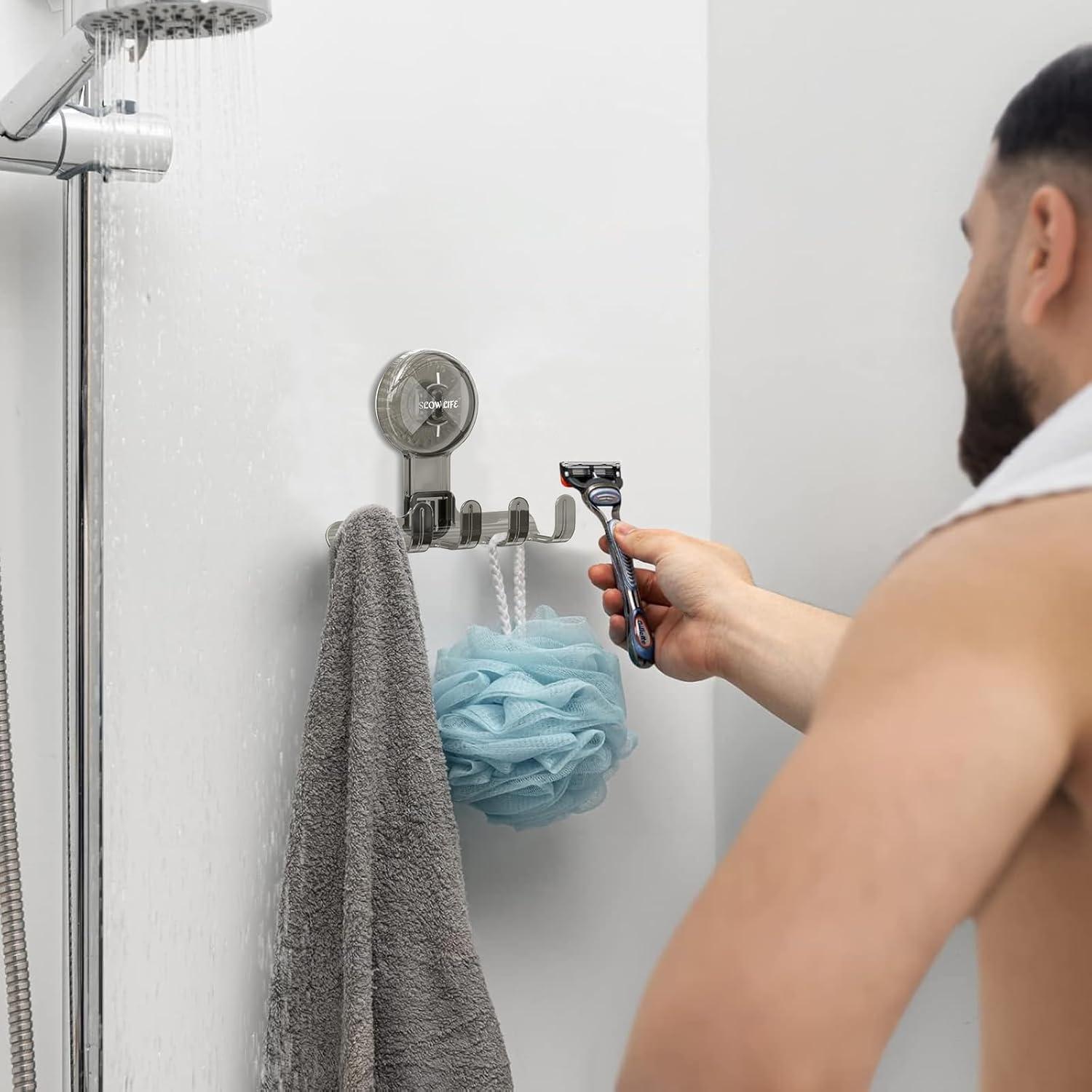 Gancho de Ventosa VAN CADENE 2 Paquetes para Ducha 136g