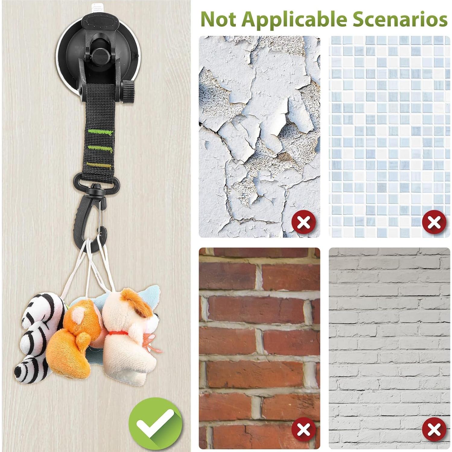 Ventosas de Succión Maitys 12 Piezas Alta Resistencia Verde