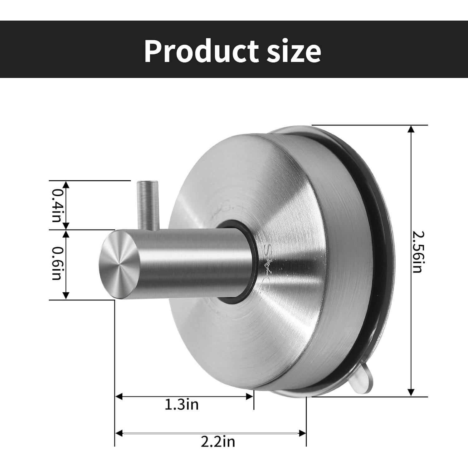 Ganchos de Pared SVG HOME 2pcs Acero Inoxidable 304 Plata