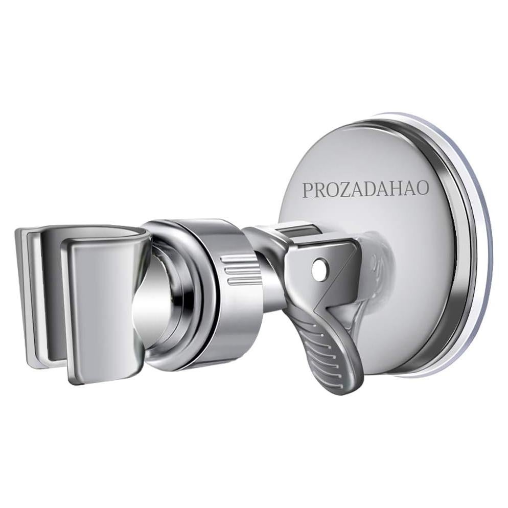 Soporte de Ducha Ajustable SEVICAT con Ventosa 11cm Plata