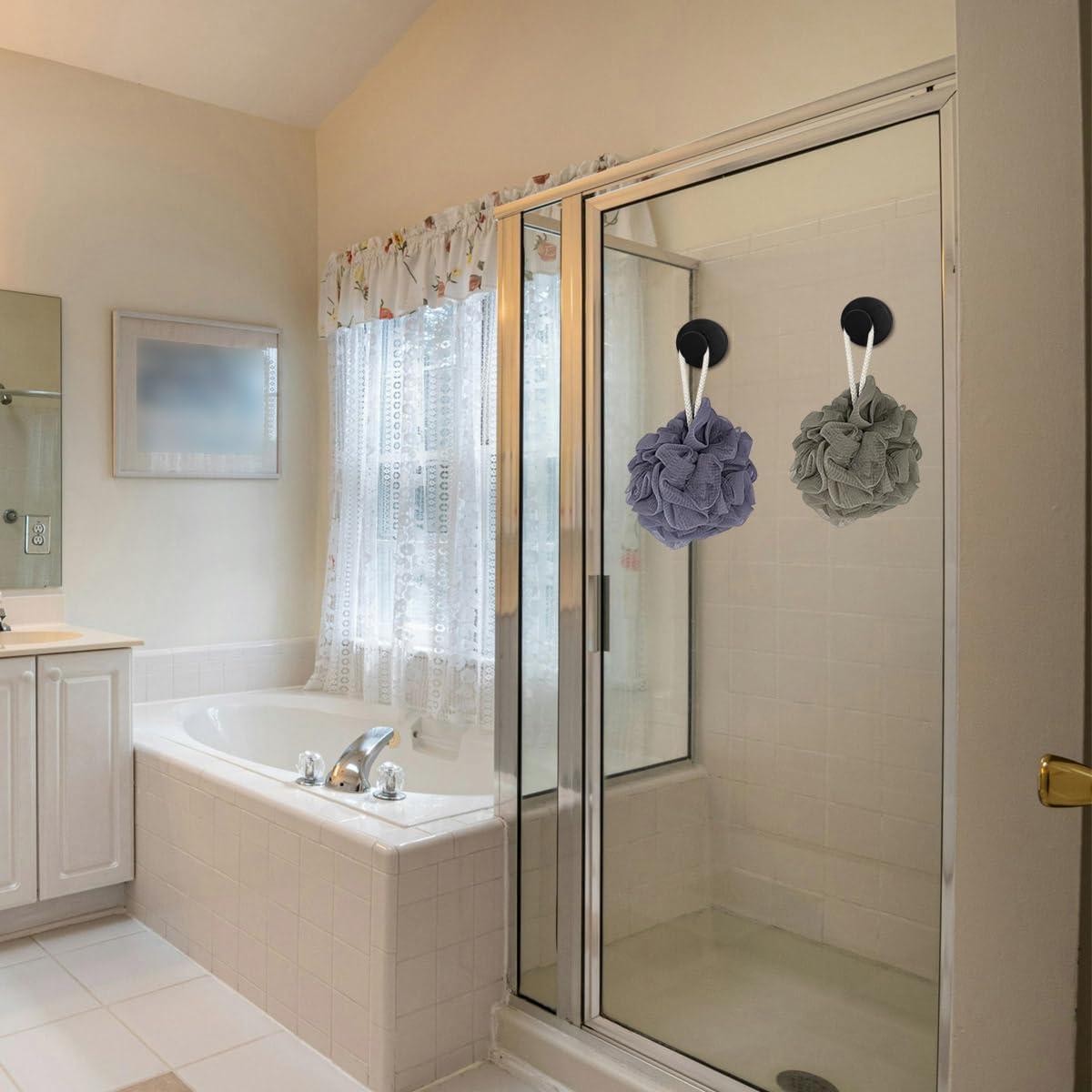 Ganchos de Succión KVZVK de Acero Inoxidable para Ducha - 2 Piezas