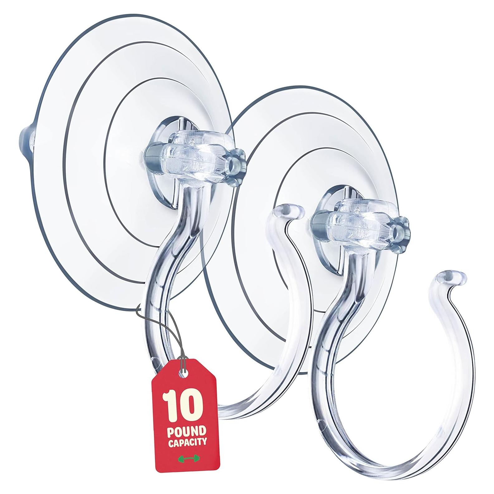 Colgador de Corona de Navidad Sewanta - Juego de 2 Ventosas 4.54 Kg