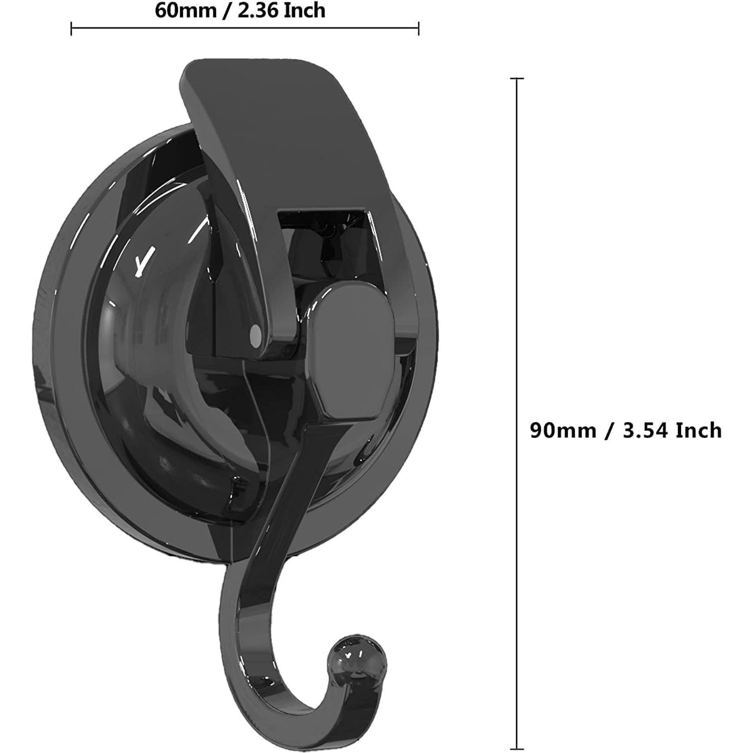 Ganchos de Ventosa Plateado Gun SOCONT - 4 Unidades, 6.8 kg