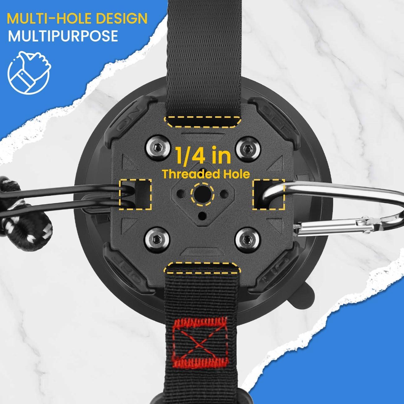 Ganchos de Ventosa HLOGREE 4PCS Alta Resistencia 20kg