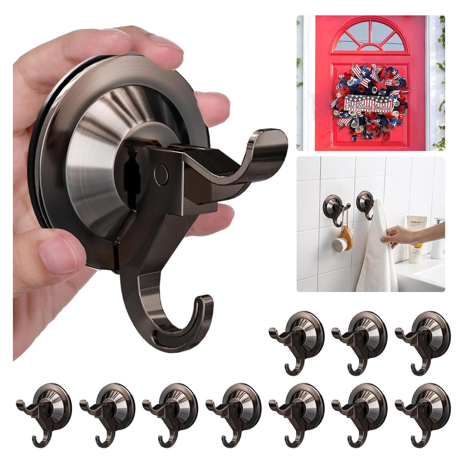 Ganchos de Ventosa Antimbee 10 Piezas 5 kg Cobre Rojo