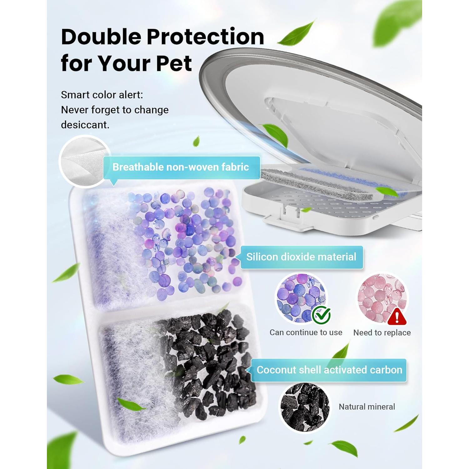 Comedero Automático WiFi Vacqueen 6L para Gatos y Perros