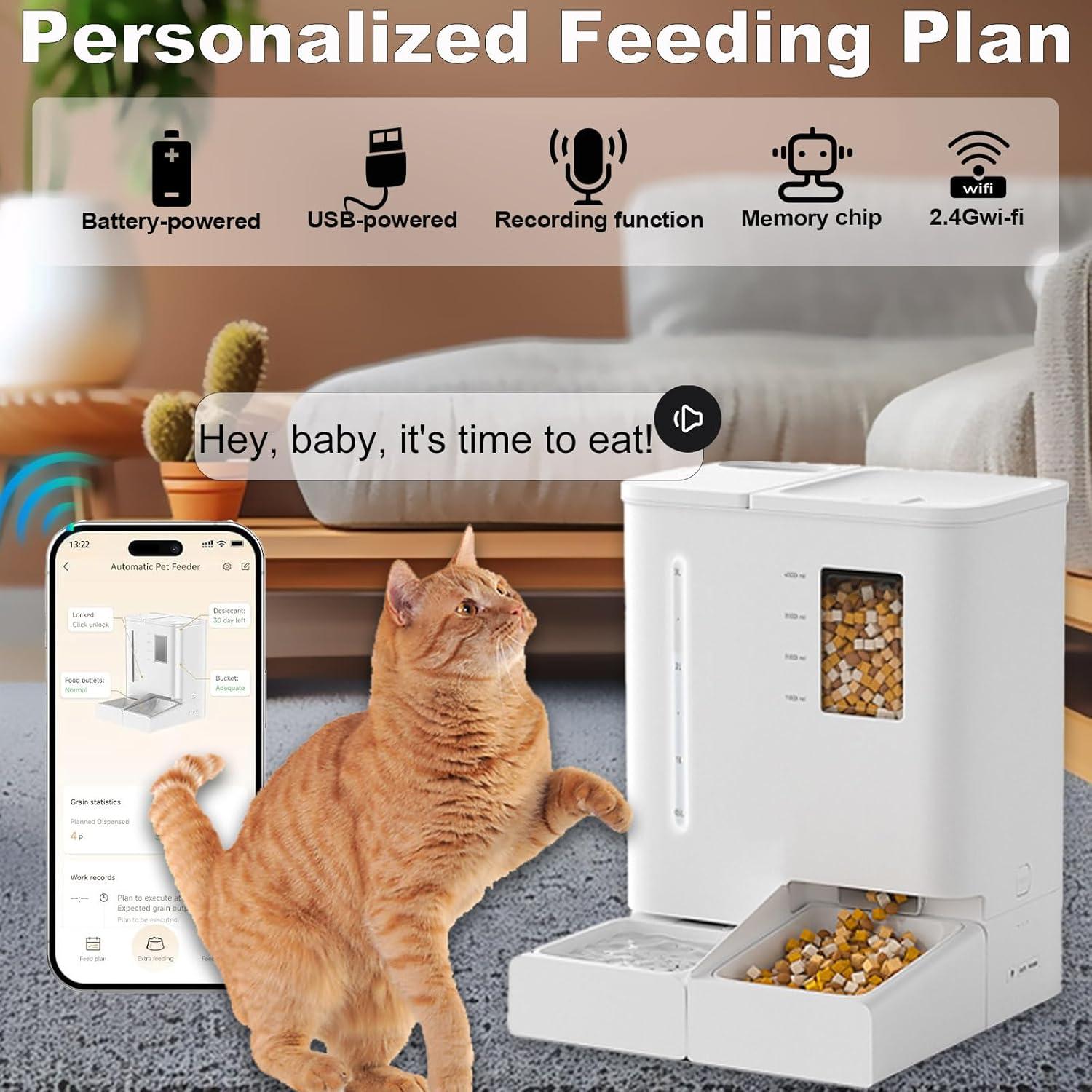 Comedero y Dispensador de Agua Automático KIPPDURO 5.2L