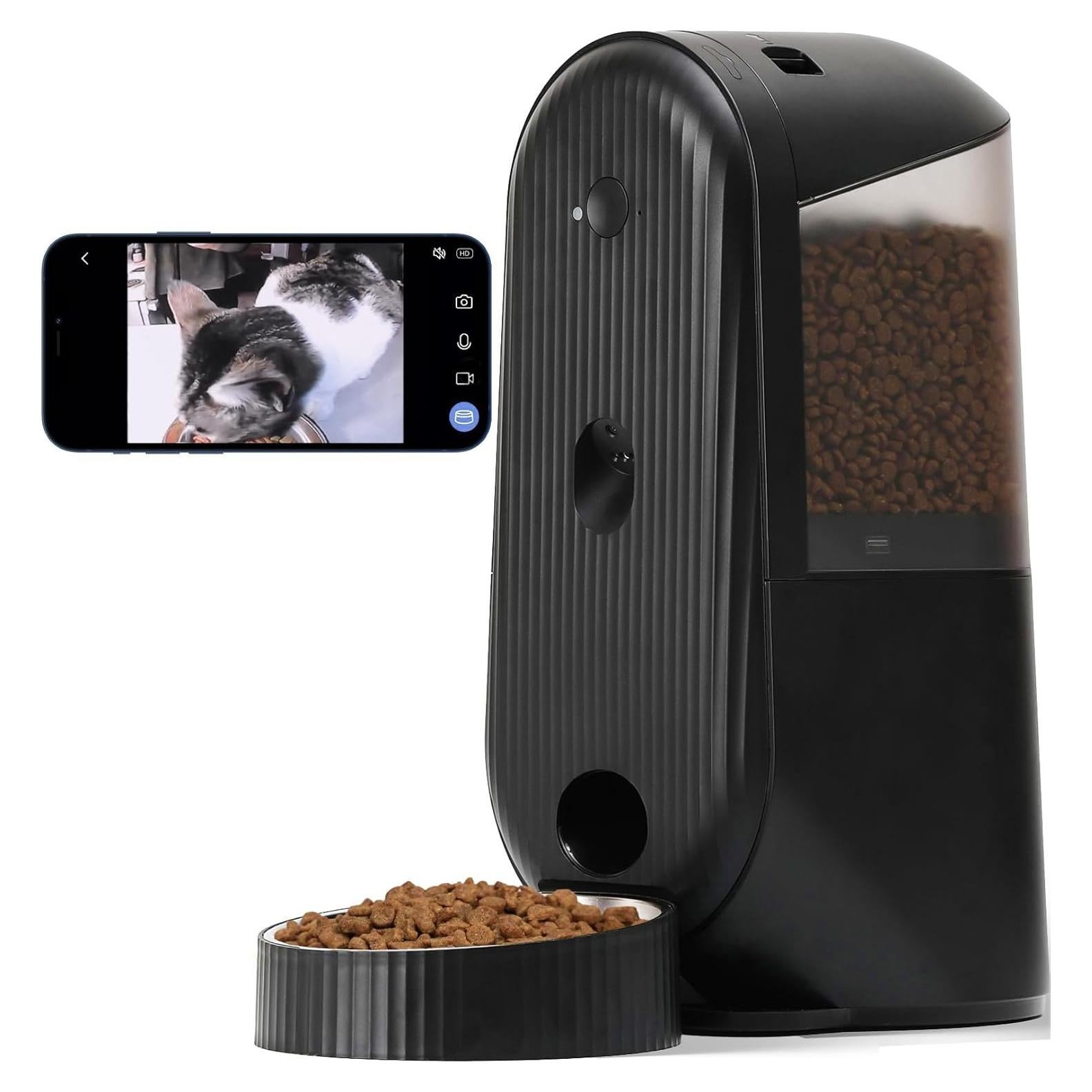 Comedero Automático FUKUMARU para Gatos y Perros 4L WiFi