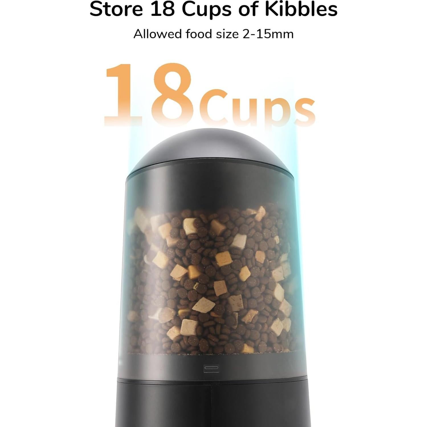 Comedero Automático FUKUMARU para Gatos y Perros 4L WiFi