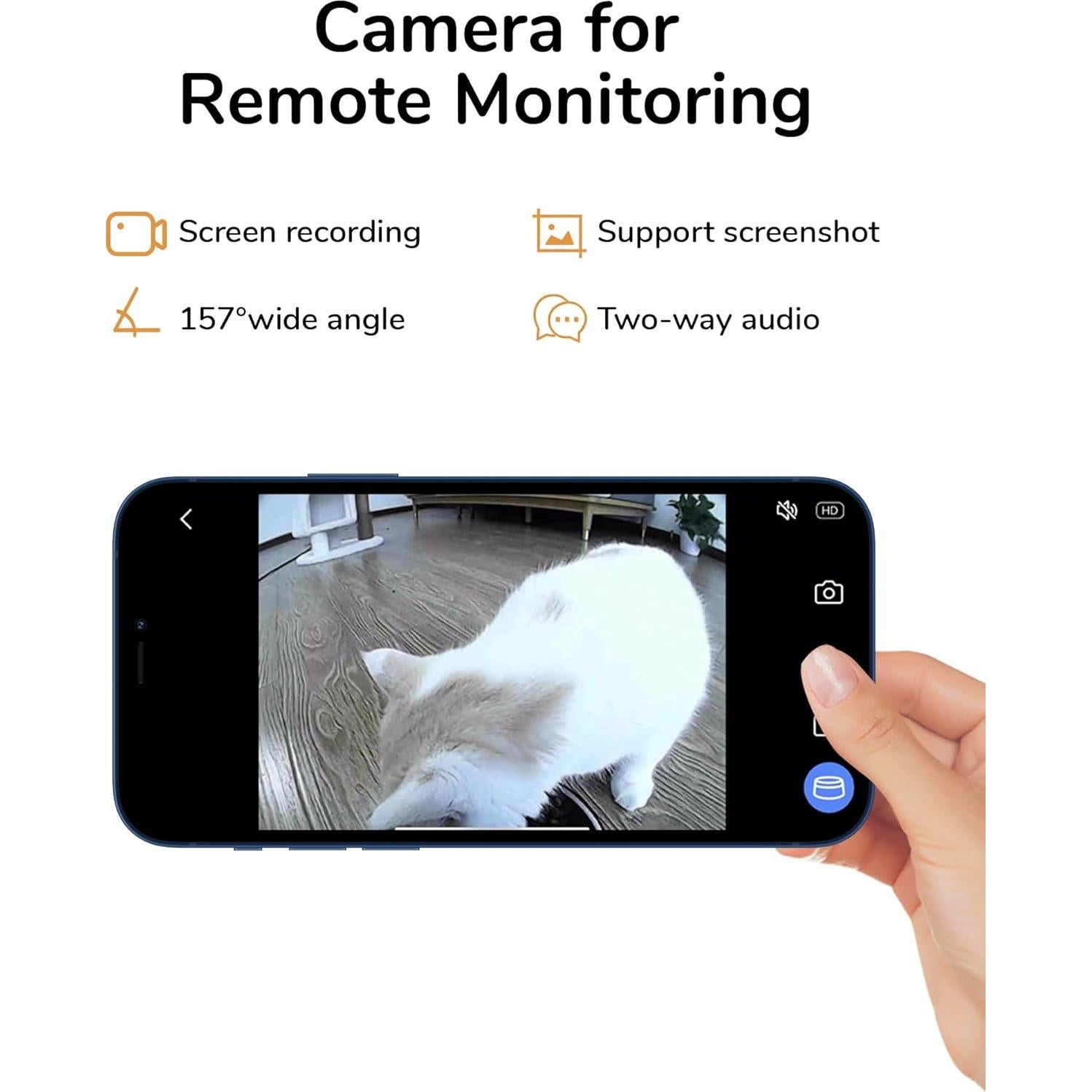 Comedero Automático FUKUMARU para Gatos y Perros 4L WiFi