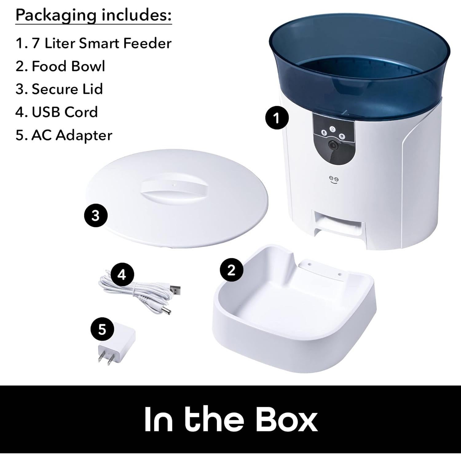 Comedero Automático Geeni 7L con Cámara y Control Remoto