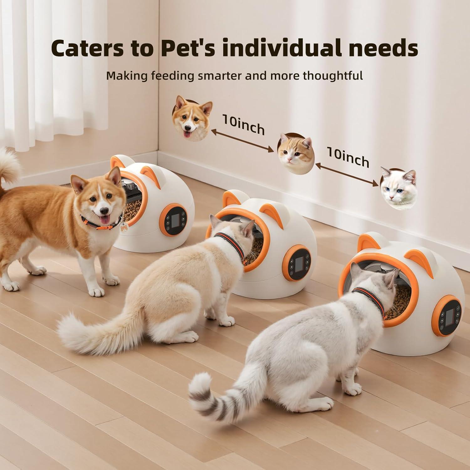 Comedero Inteligente RFID Kaitol para Gatos - 4 Modos, 680g