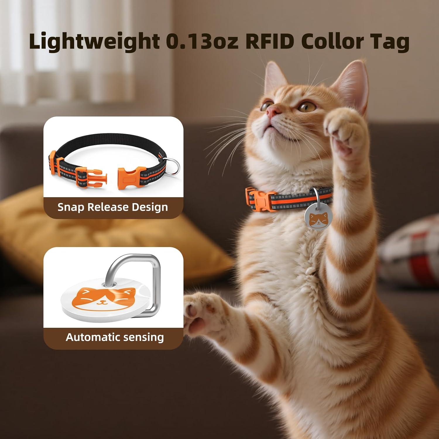 Comedero Inteligente RFID Kaitol para Gatos - 4 Modos, 680g