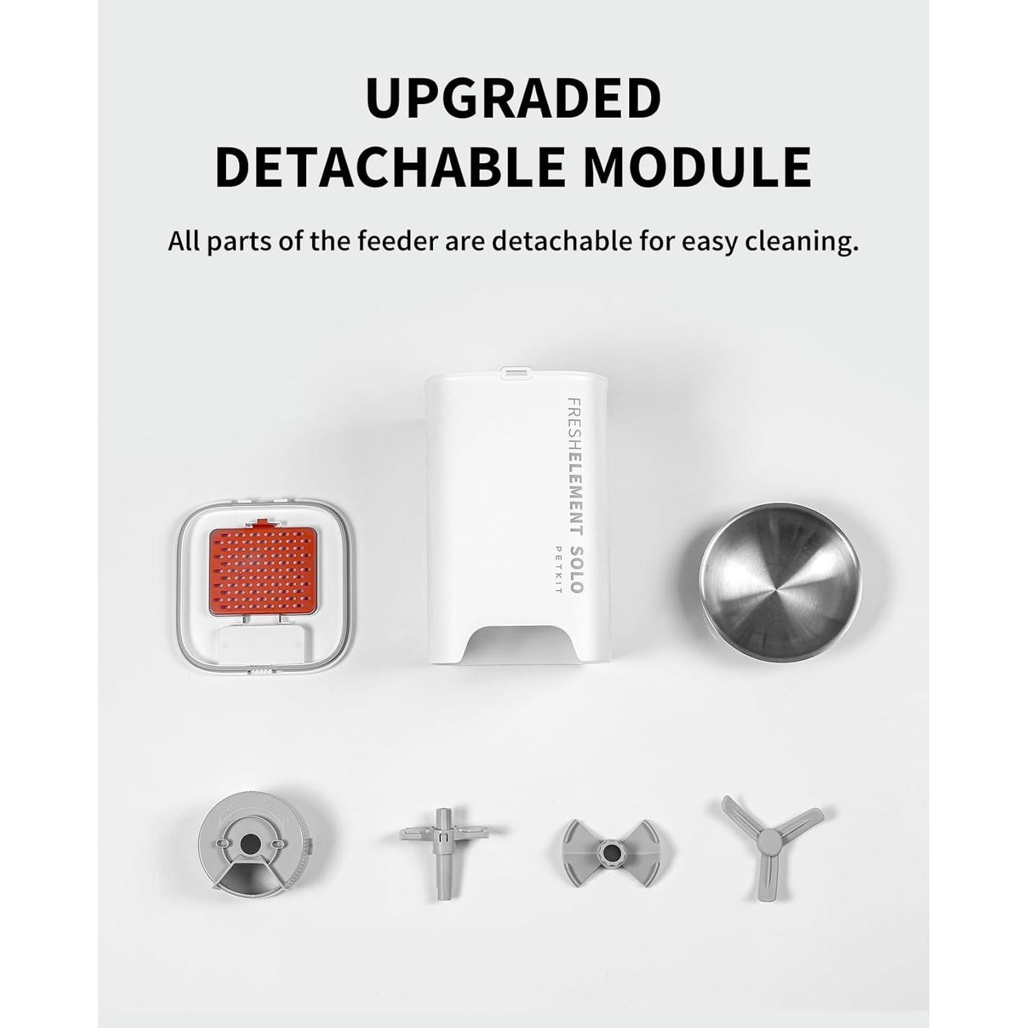 Alimentador Automático PETKIT con Cámara HD y Fuente de Agua 1.85L