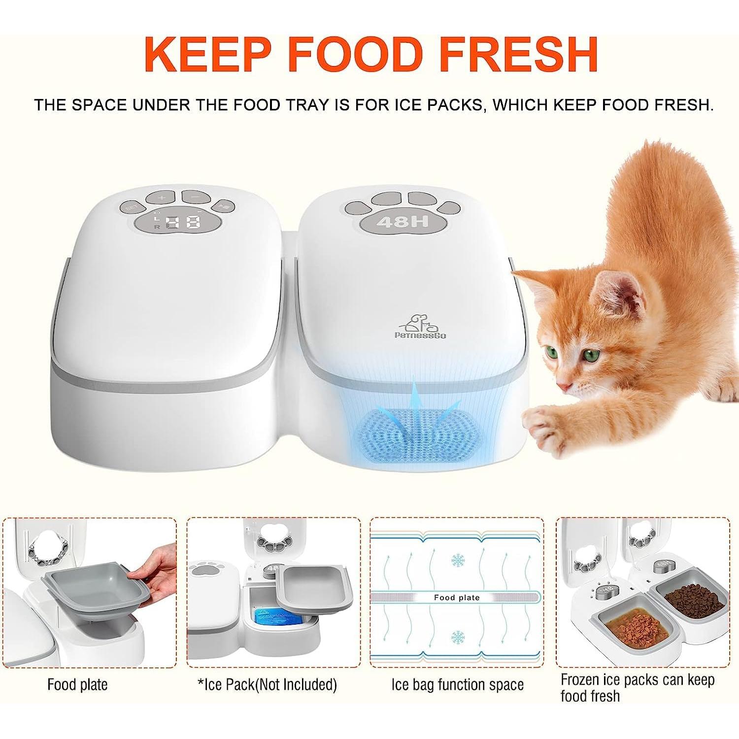 Comedero Automático ZMAYPLUS con Chip Mejorado 2 en 1