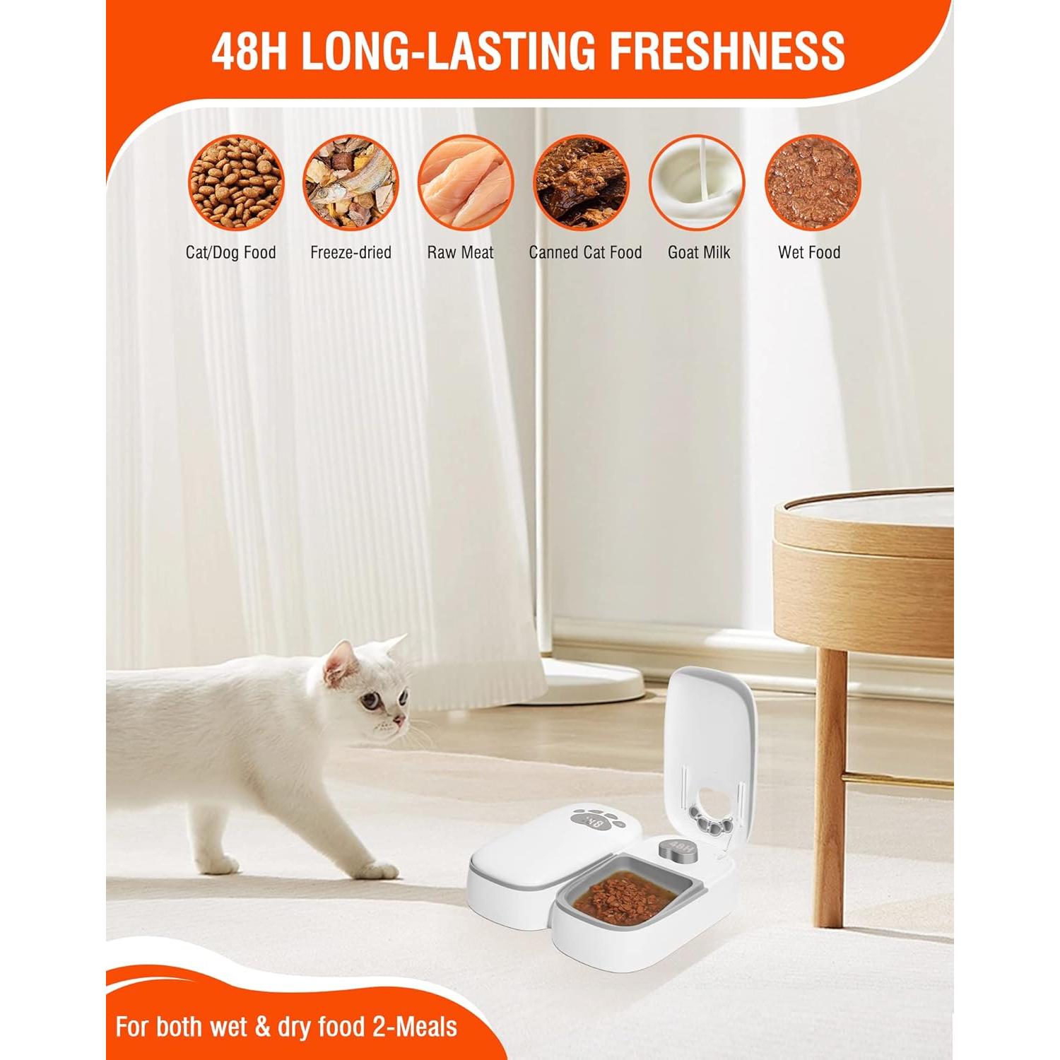 Comedero Automático Madatop para Gatos y Perros 350ml