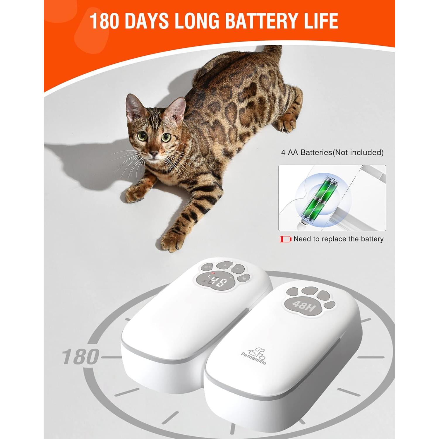 Comedero Automático Madatop para Gatos y Perros 350ml