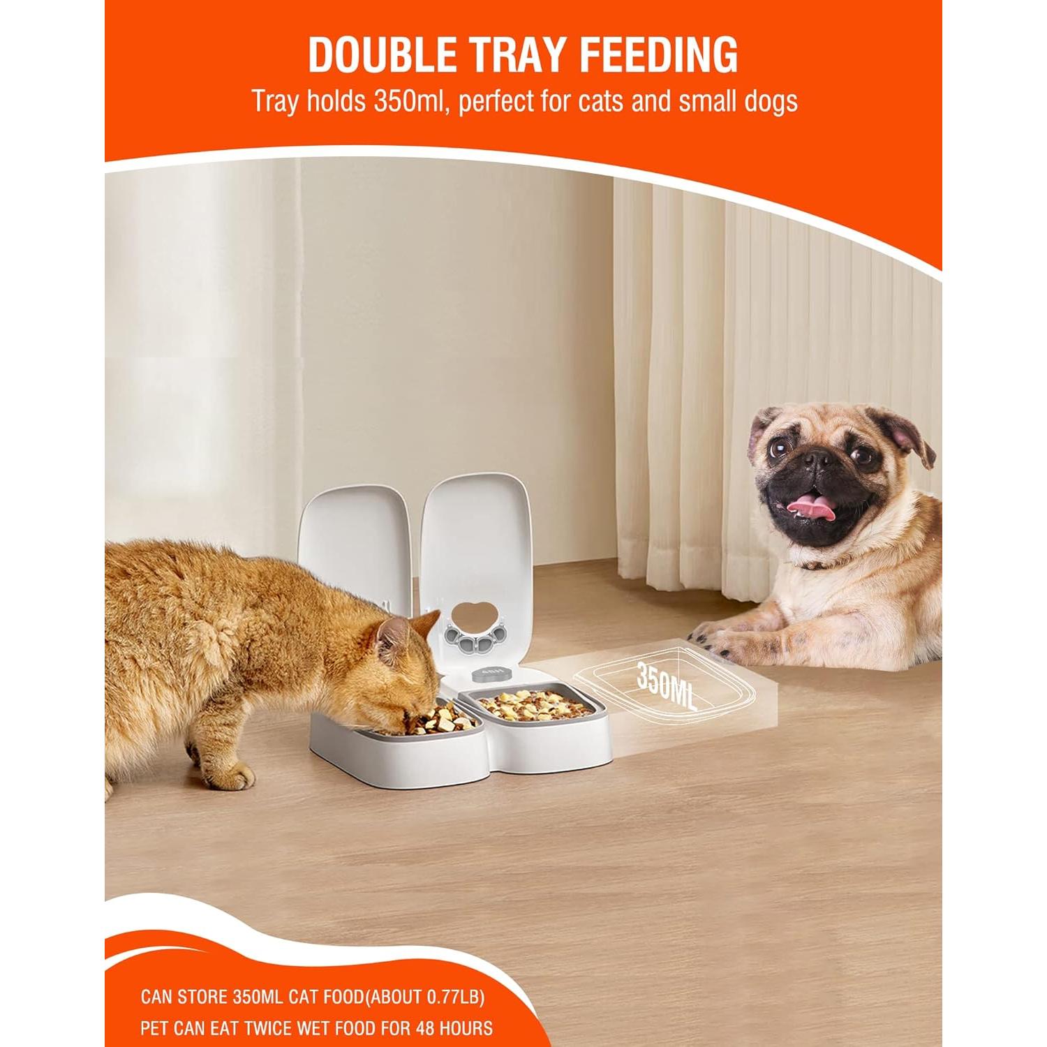 Comedero Automático Madatop para Gatos y Perros 350ml