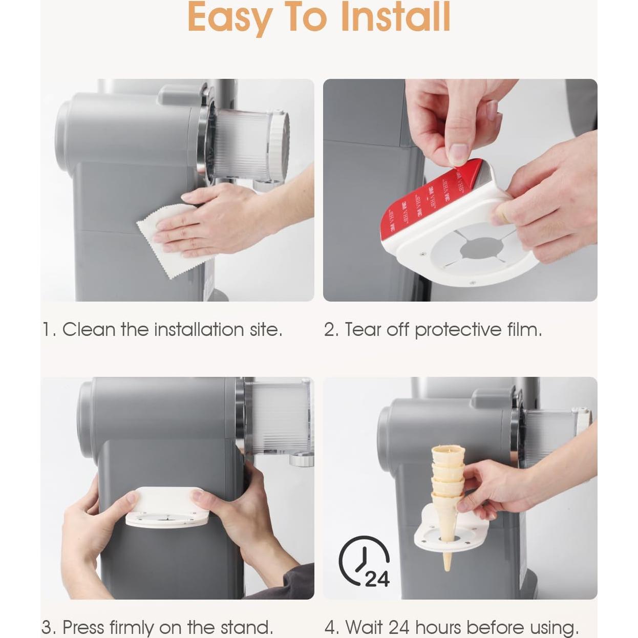 Soporte para Conos de Helado Tiga NC701 - Estante Adhesivo