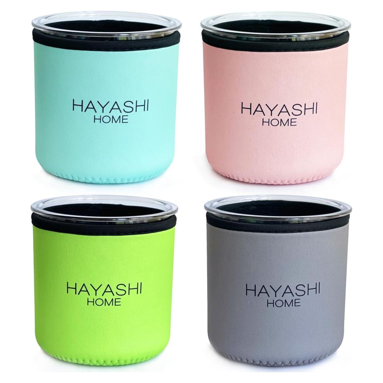 Paquete de 4 fundas neopreno HAYASHI para helados 16oz