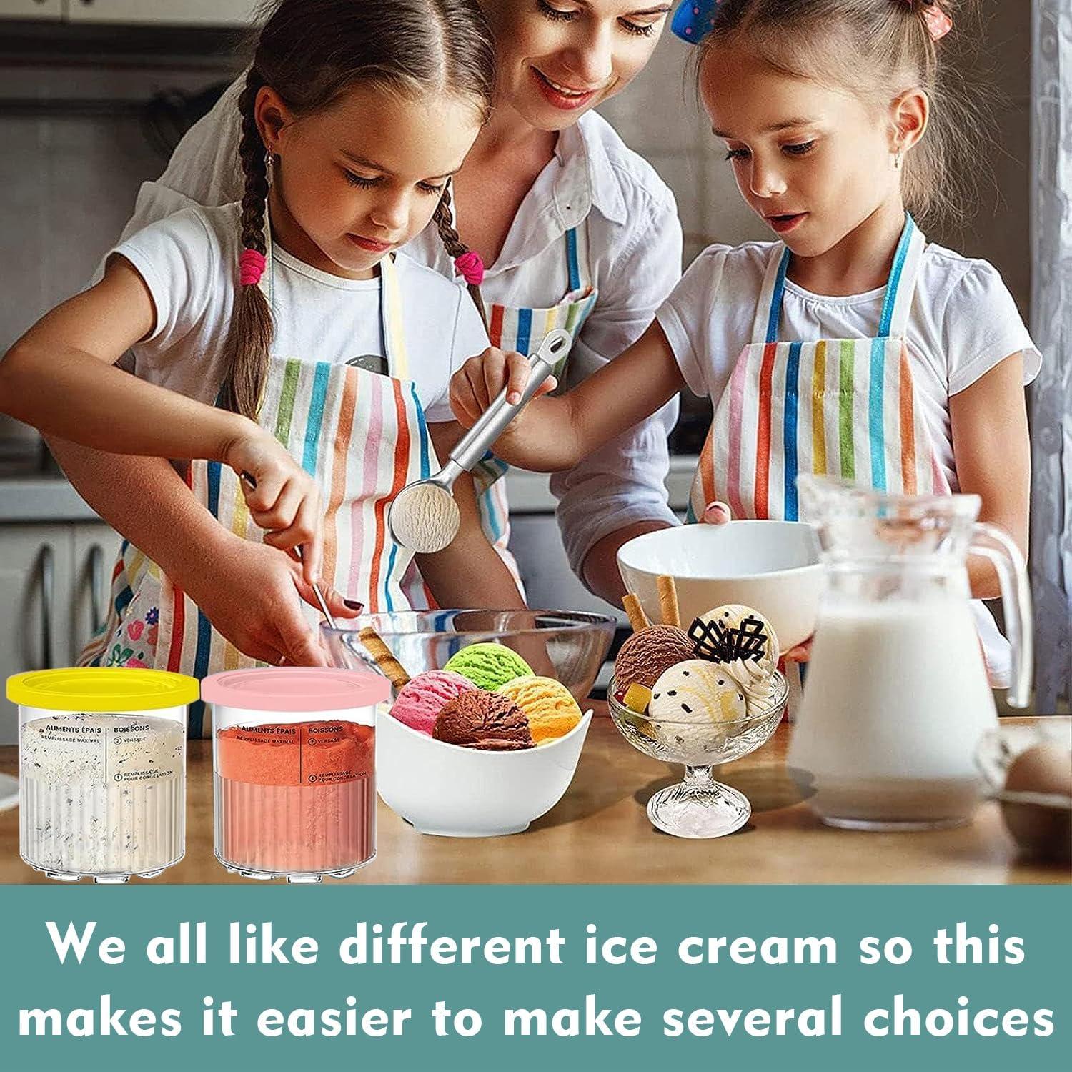 Contenedores Ninja Creami Deluxe 24 oz - Paquete de 4