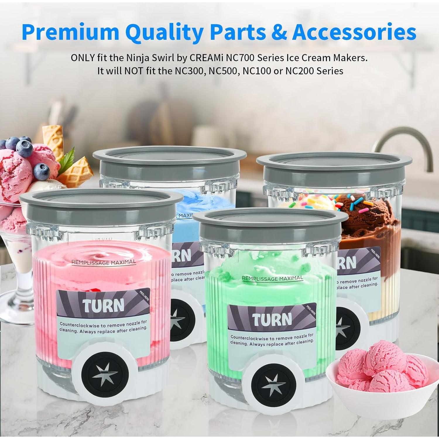 Paquete de 4 Pints y Tapas GKAKITSP para Ninja NC700/701