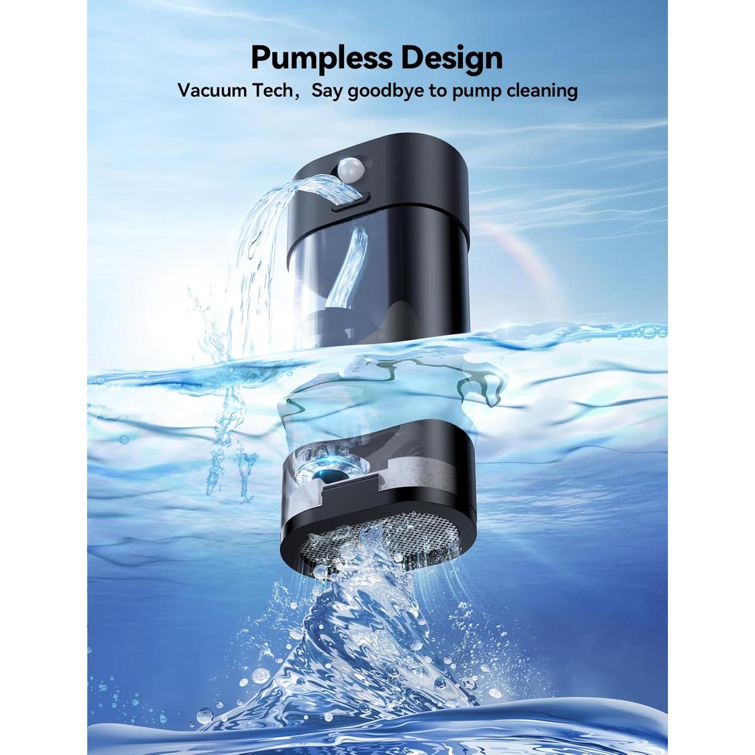 Fuente de Agua Inalámbrica para Gatos FEELNEEDY 4L con Filtros