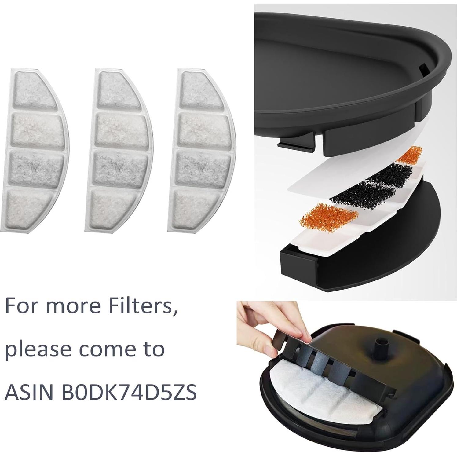 Fuente de Agua Inalámbrica HSL 2.5L para Gatos y Perros Pequeños