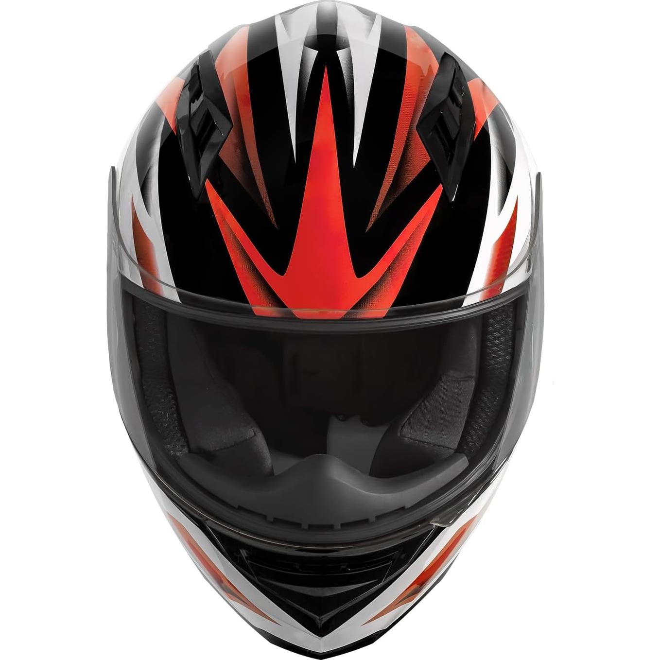 Casco de Motocicleta VCAN VX con Visera Ahumada y Acolchado