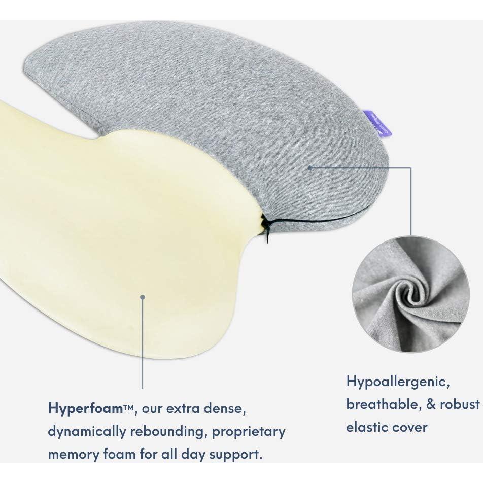 Almohada Lumbar C CUSHION LAB Soporte Ergonómico Gris