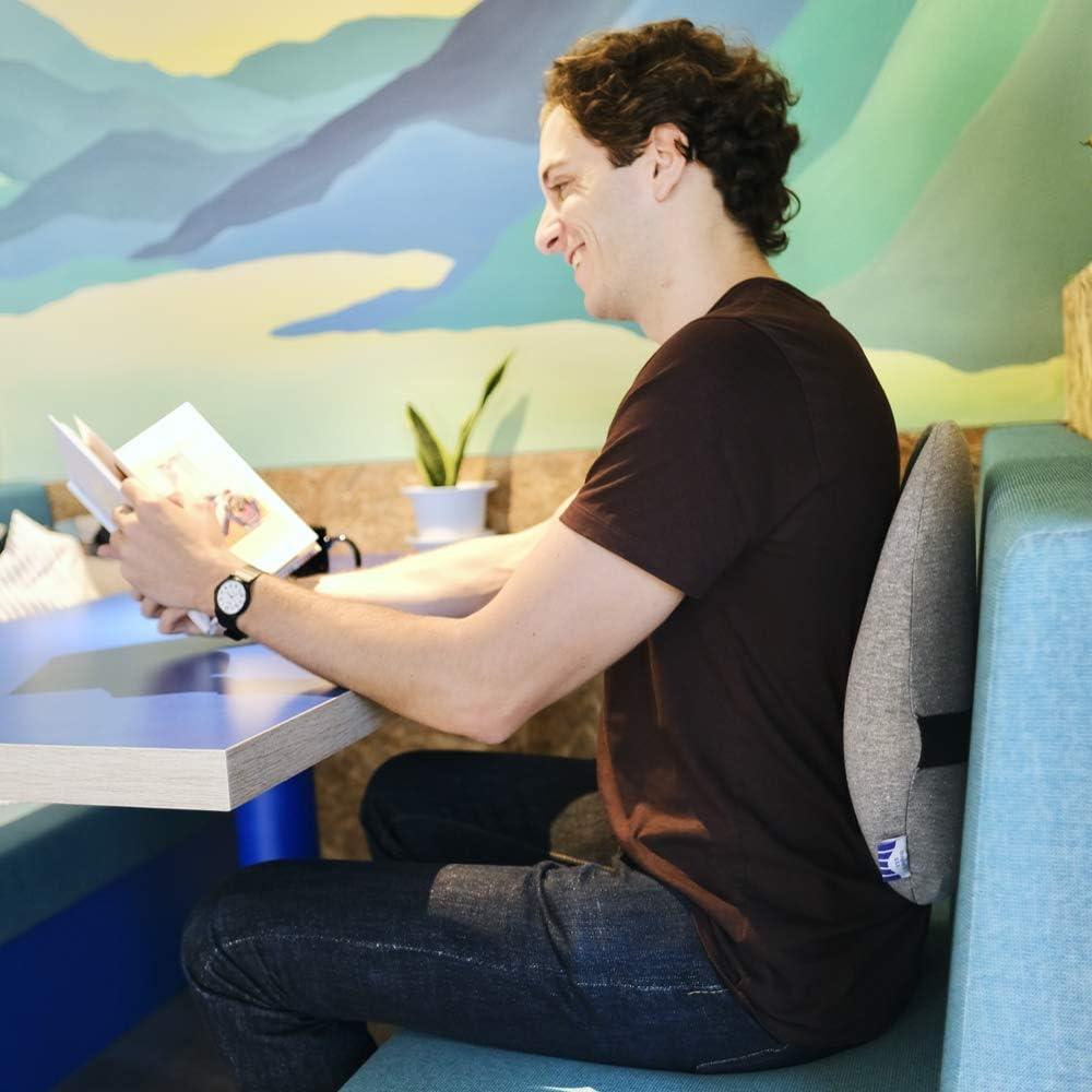 Almohada Lumbar C CUSHION LAB Soporte Ergonómico Gris