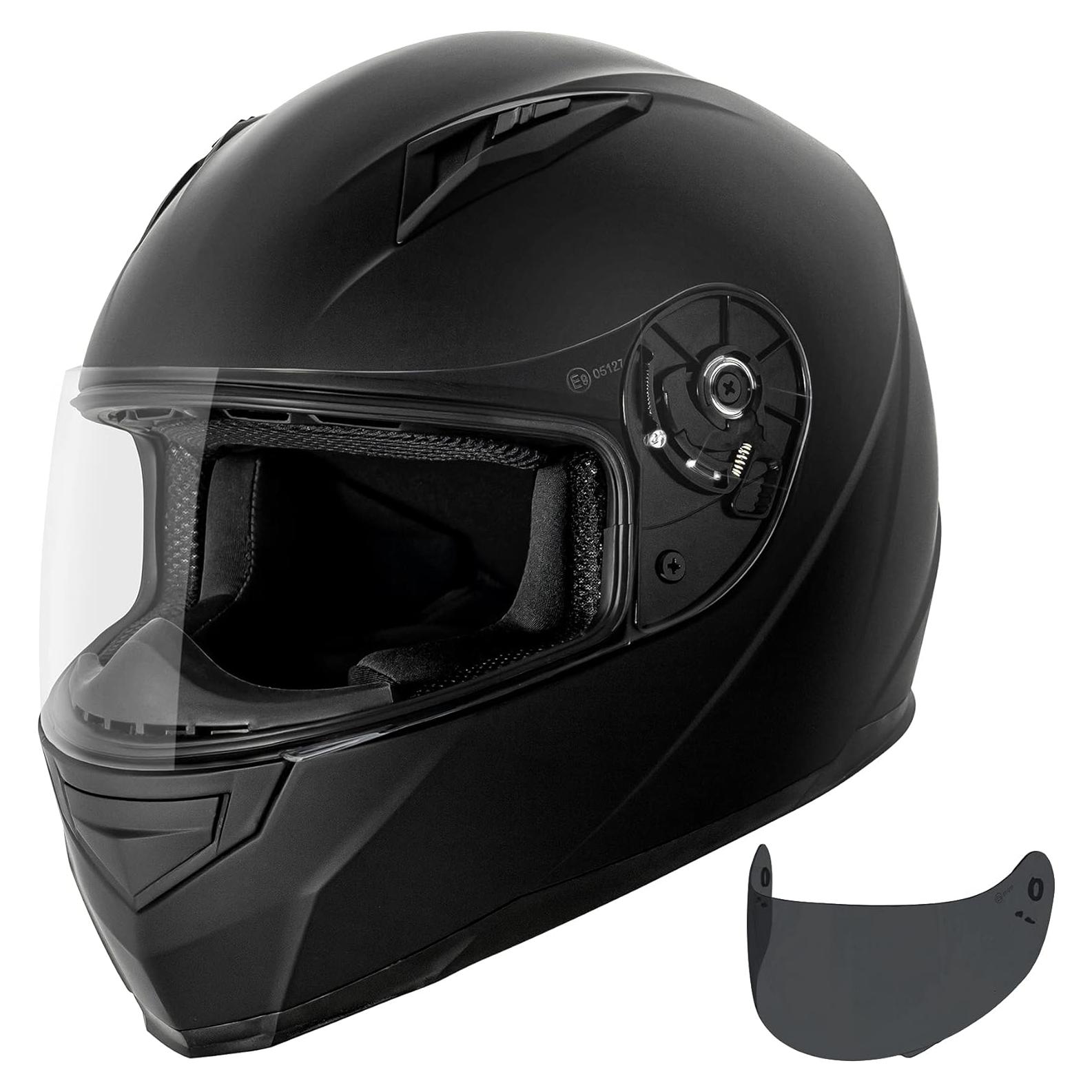 Casco Integral VCAN VX Ligero para Motocicleta con Visera