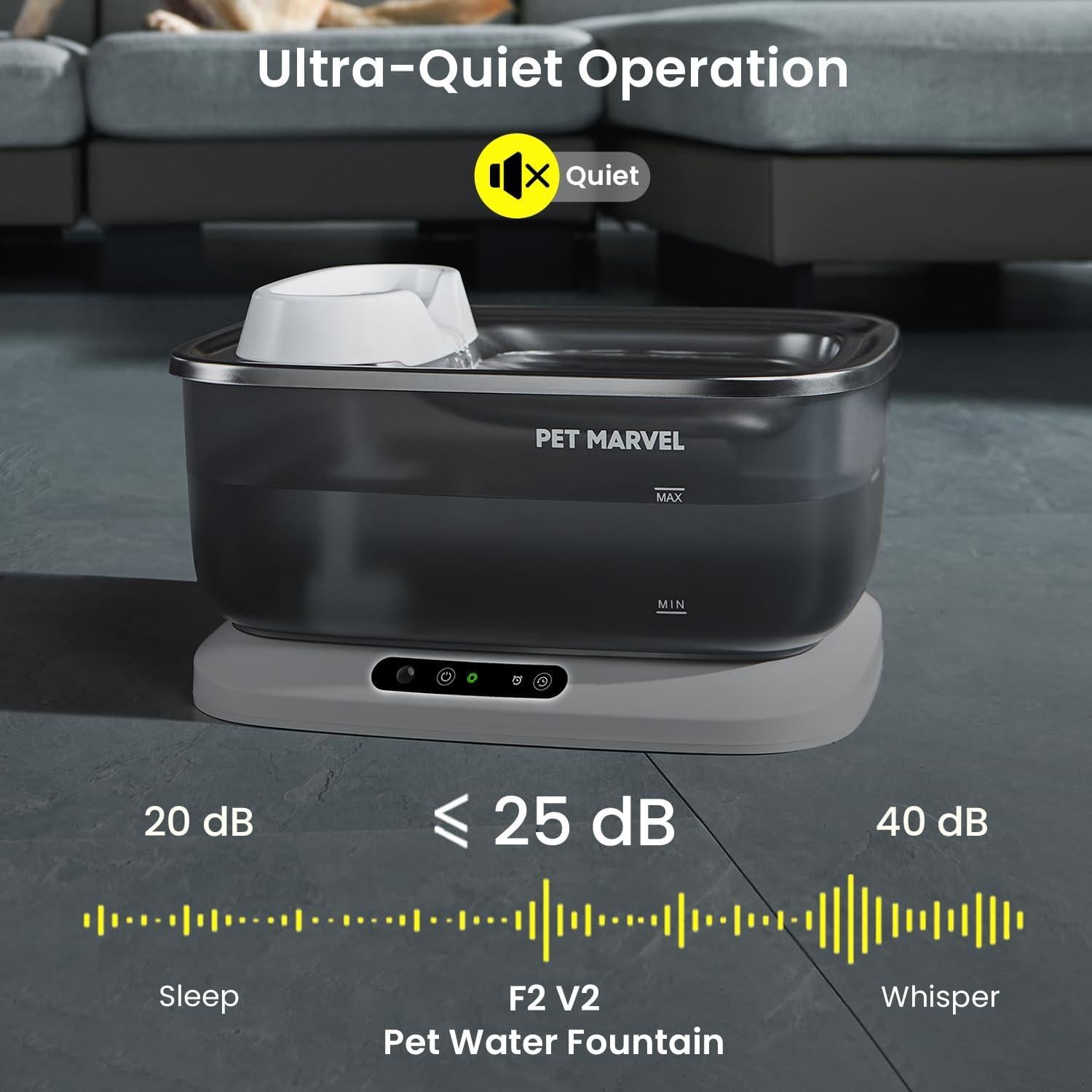 Fuente de Agua Automática para Perros PET MARVEL F2 7L