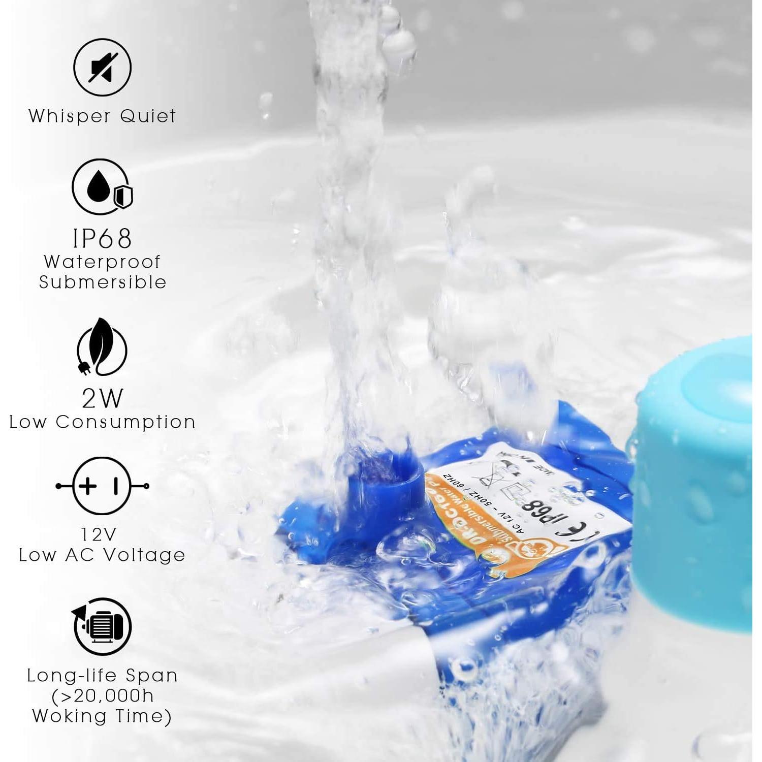 Fuente de Agua Cerámica iPettie Tritone 2.1L para Mascotas