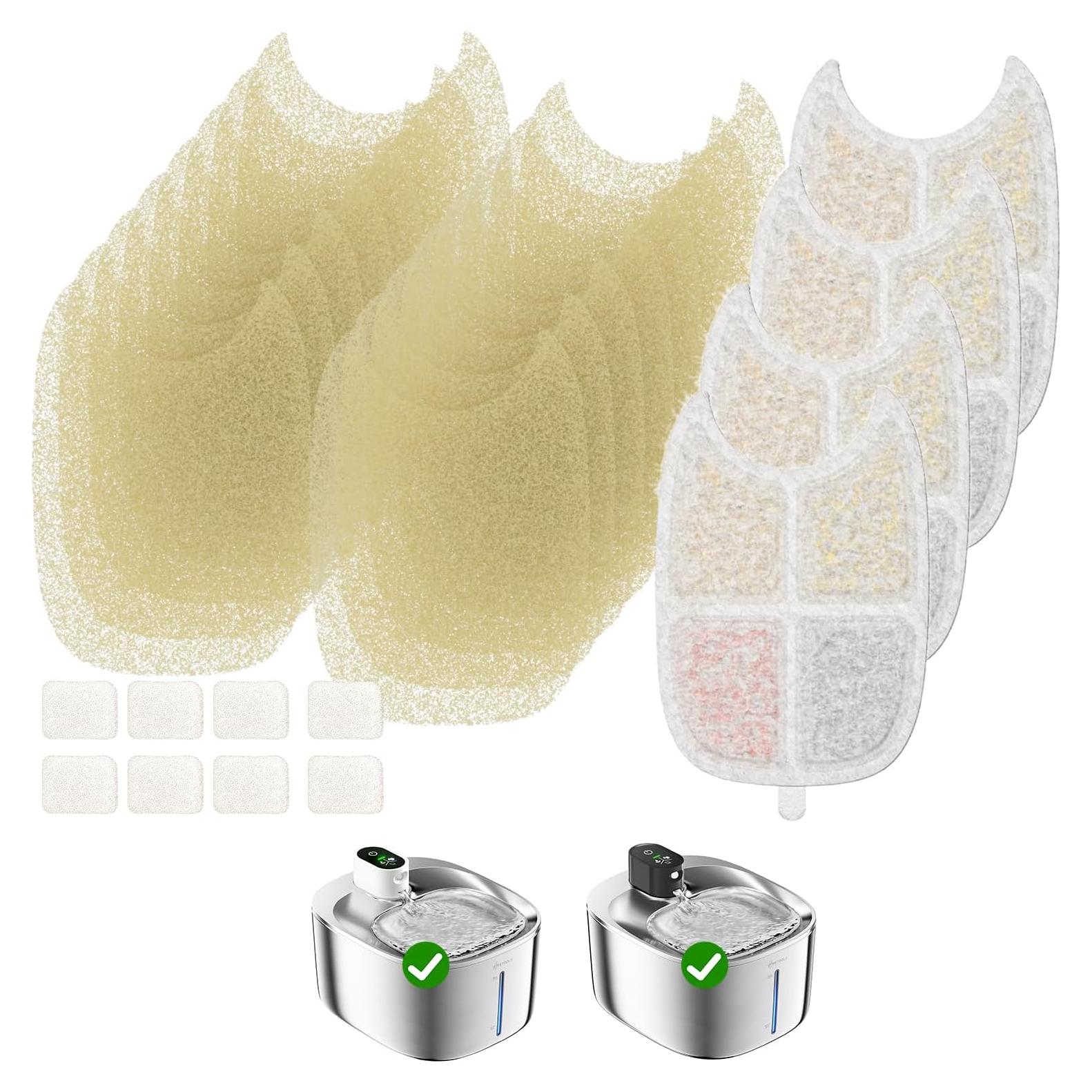 Filtros de Reemplazo para Fuente de Agua Gato APETDOLA 8 Pzs