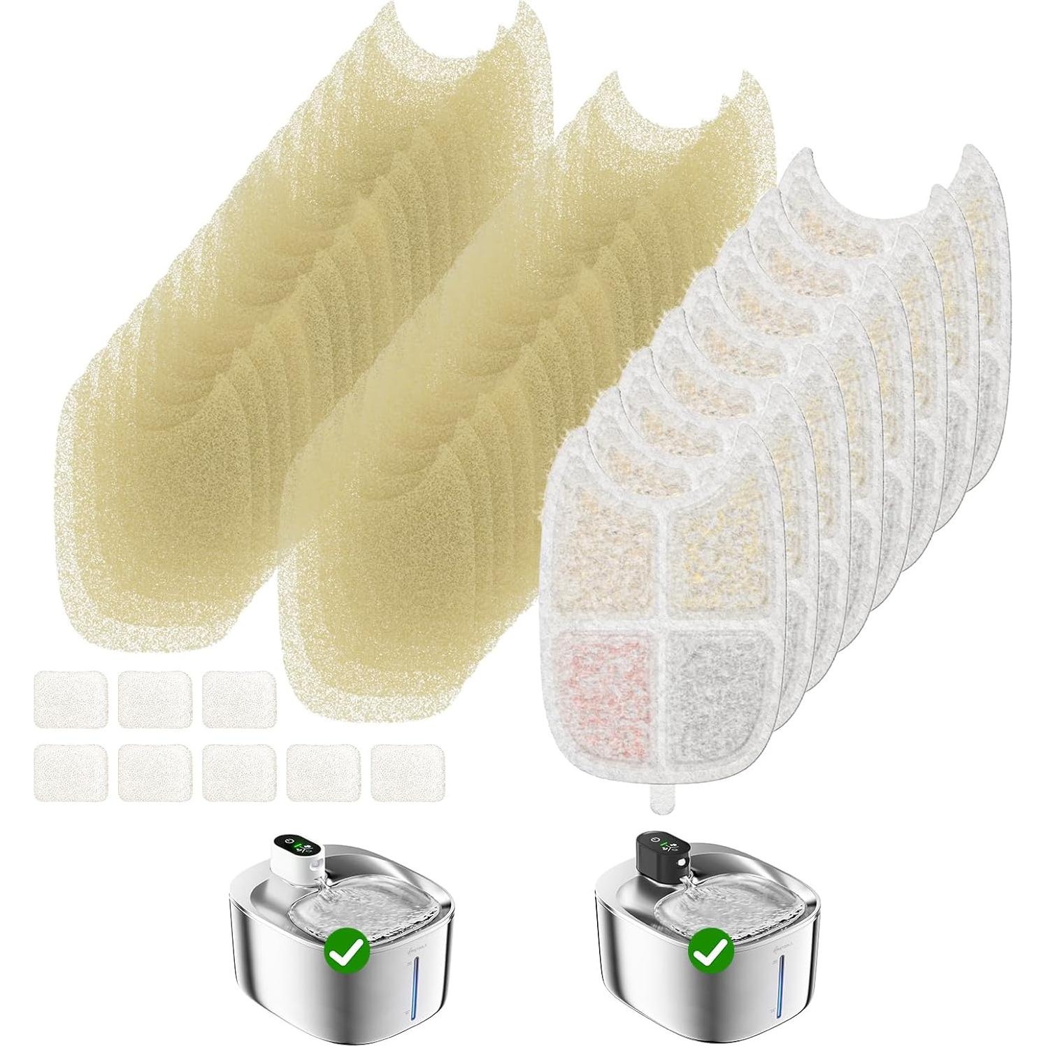 Filtros de Reemplazo para Fuente de Agua Gato APETDOLA 8 Pzs