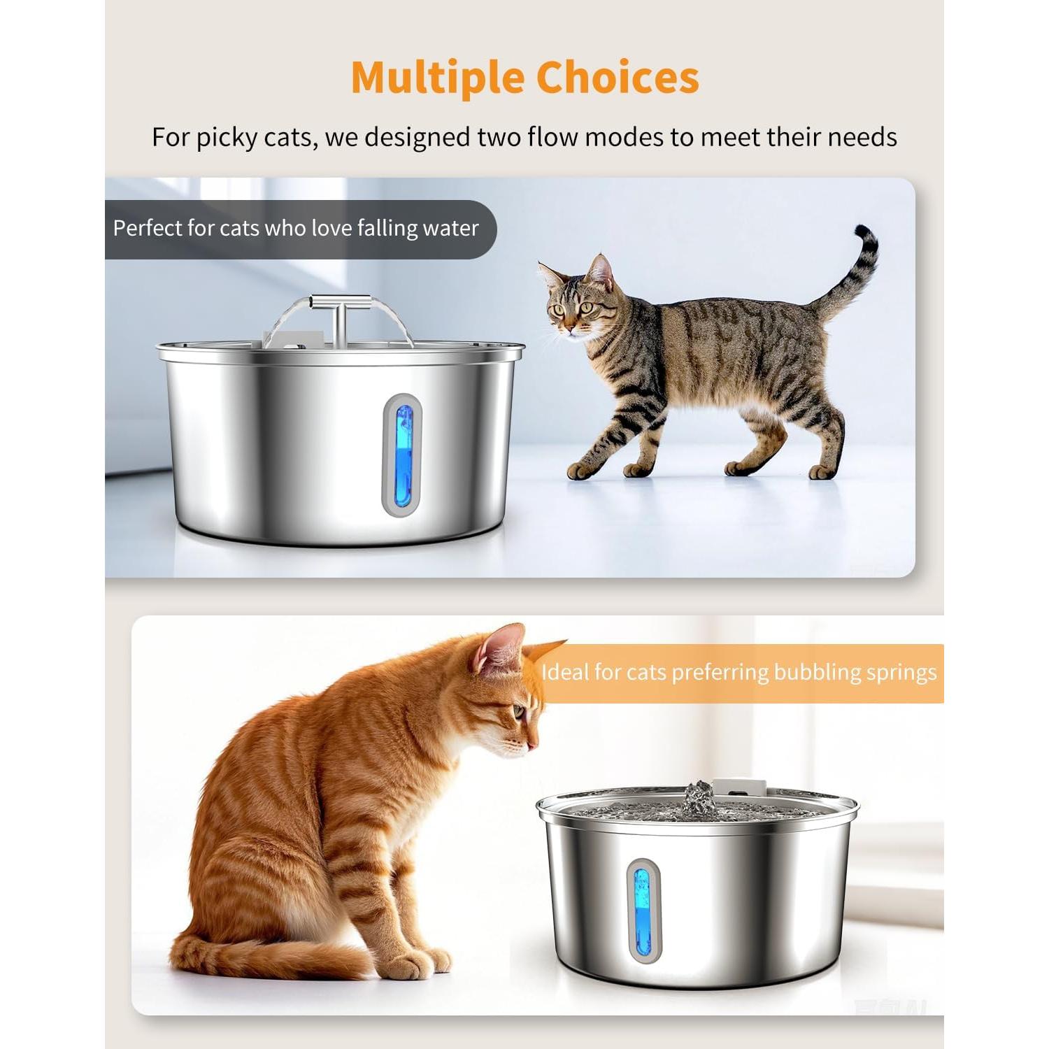 Fuente de Agua Automática para Gatos Lawfery 3 Filtros 0.8L