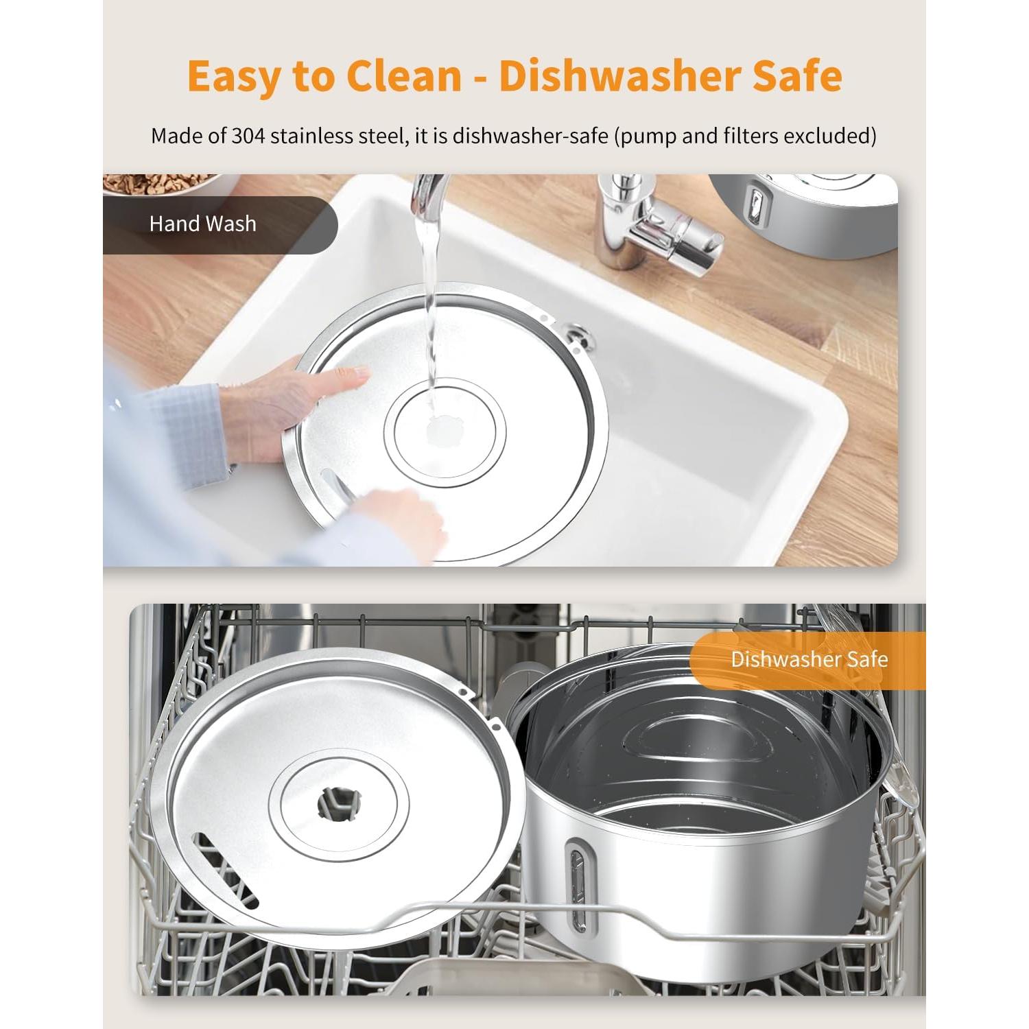 Fuente de Agua Automática para Gatos Lawfery 3 Filtros 0.8L