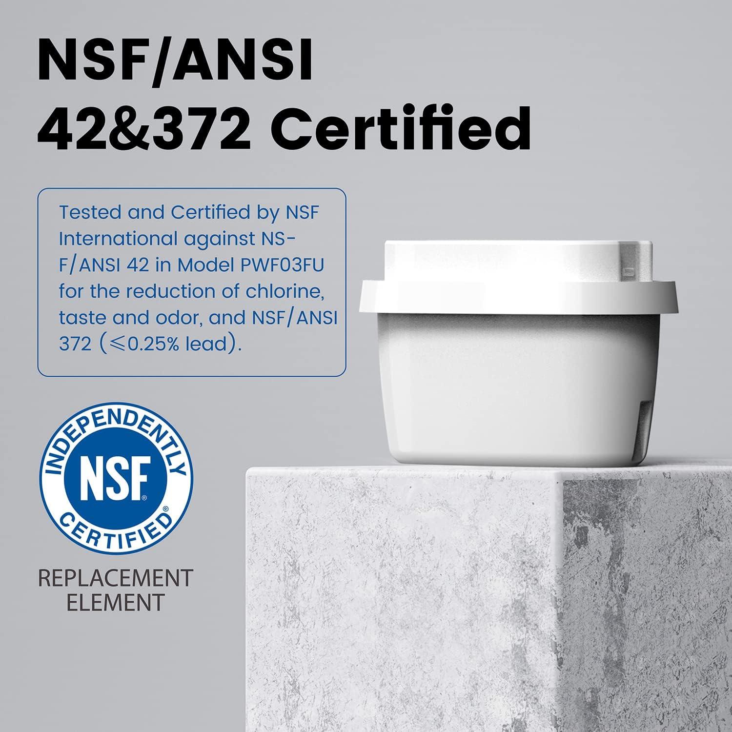 Filtros de Reemplazo Pawaii para Fuente de Agua Inalámbrica 6 Unidades