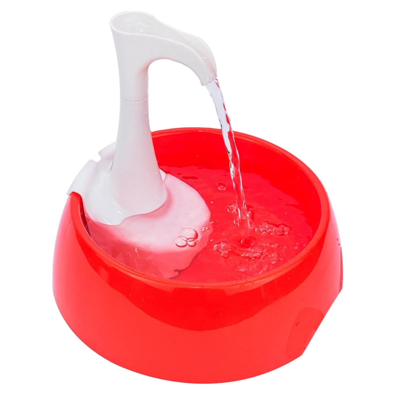 Fuente de Agua Automática para Mascotas Amicus 1.2L - Rojo