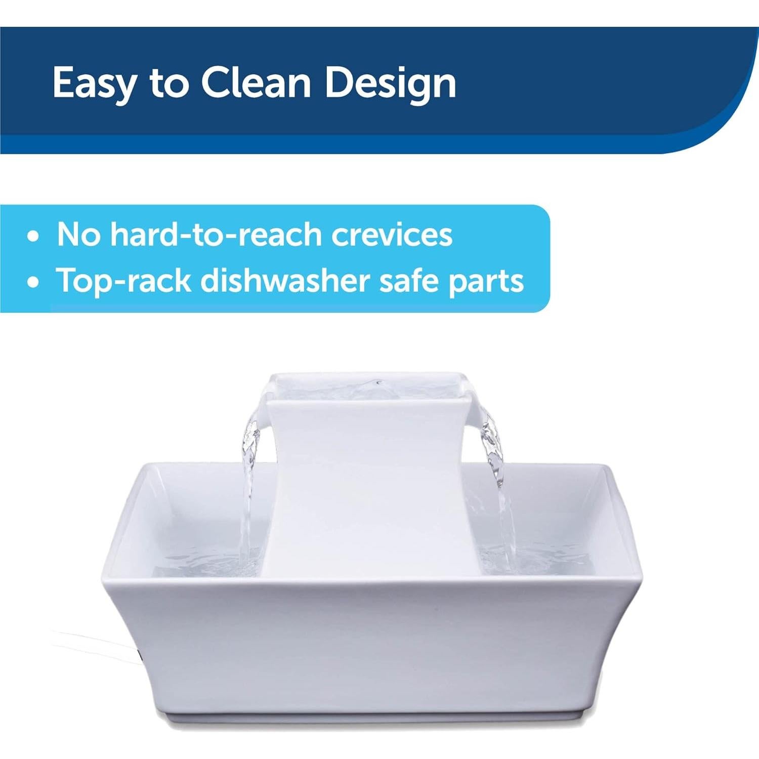 Fuente de Agua Cerámica PetSafe Drinkwell Pagoda 2.07L