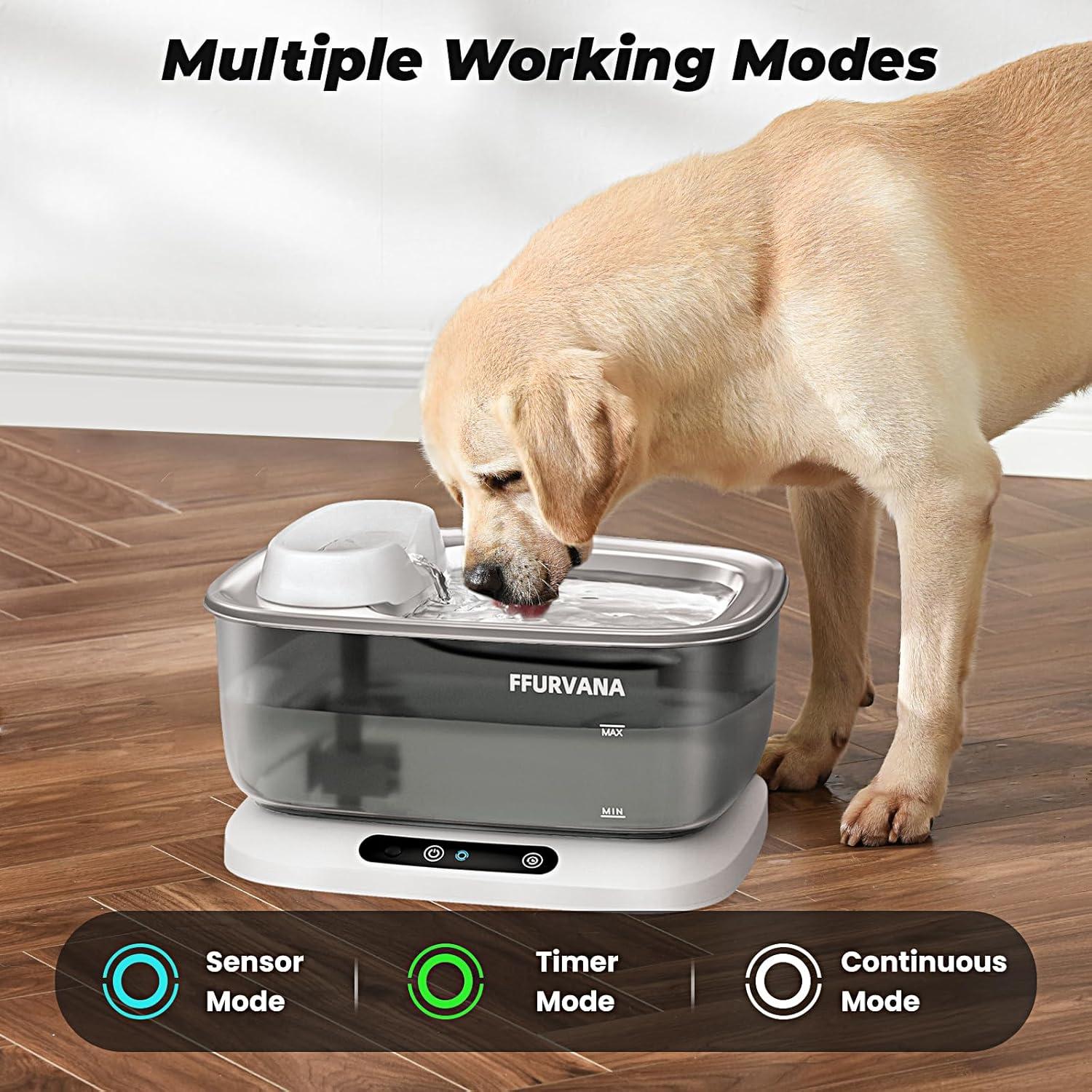 Fuente de Agua Inteligente FFURVANA 7L para Perros Grandes