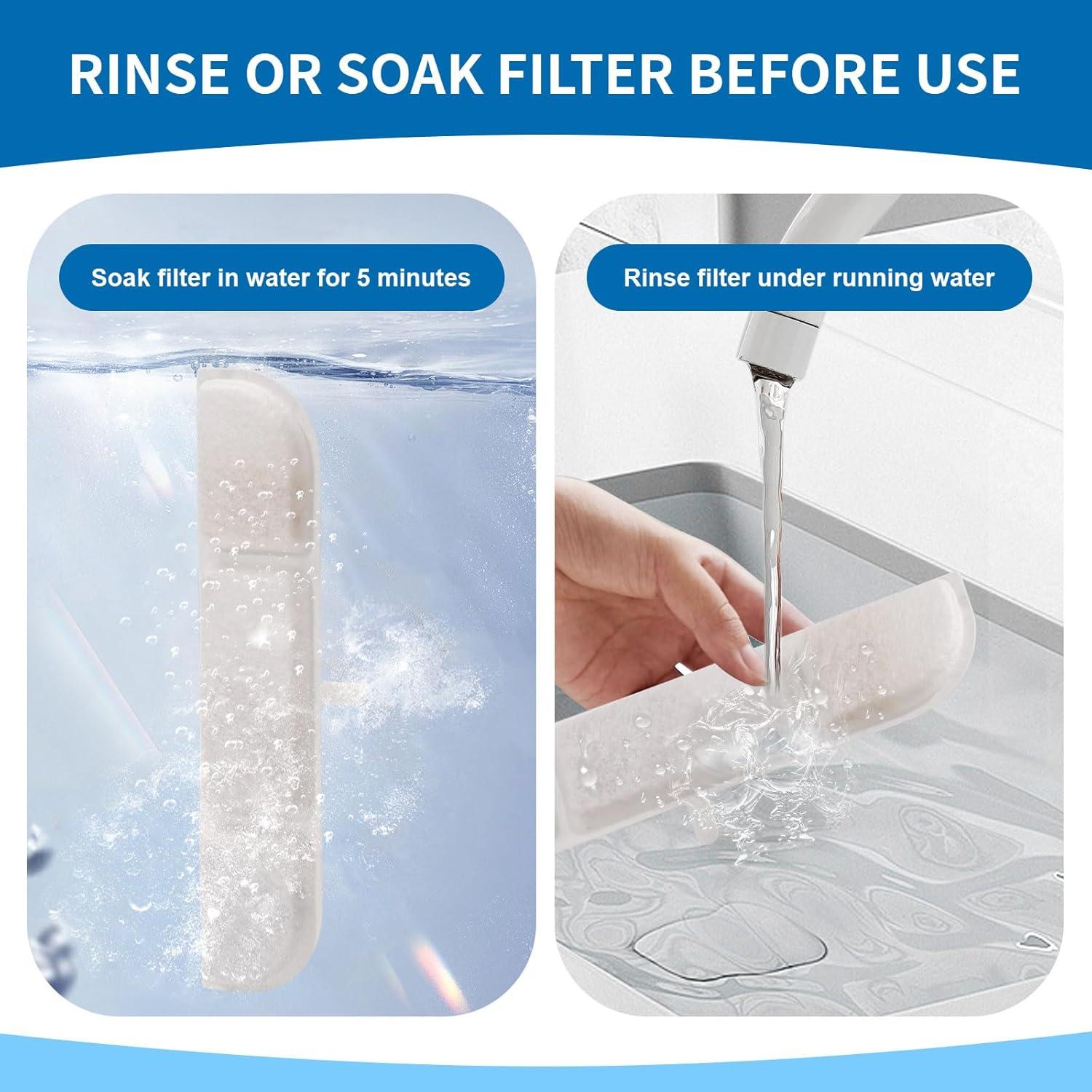 20 Filtros de Reemplazo para Fuente de Agua Inalámbrica DownyPaws