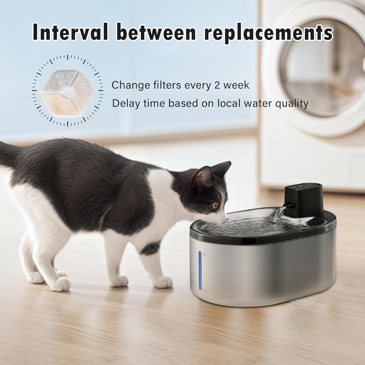 Filtros de Reemplazo para Fuente de Agua Gatos KTNAid 12 Unidades