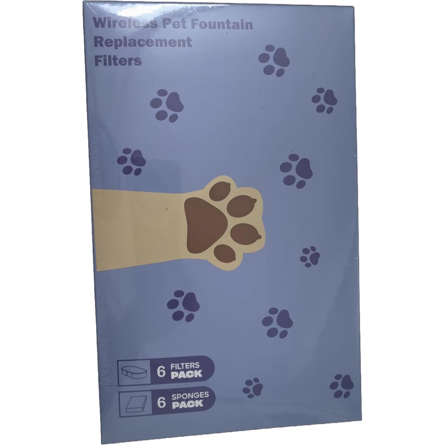 Filtros de Reemplazo VKIMISS para Fuente de Agua Gatos 12 Piezas