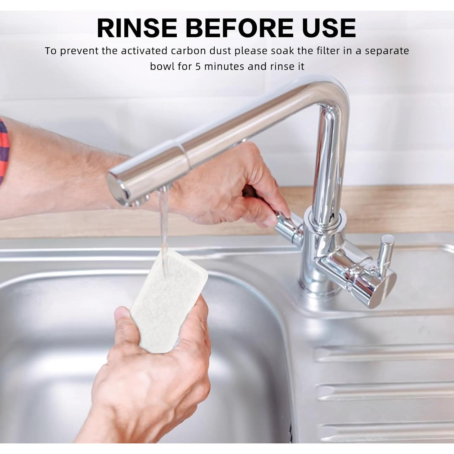 Filtros de agua para gatos HAJXM - 8 filtros + 4 esponjas